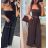 Overal dlouhý elegantní mušelín carmen přes prsa dámský (S/M/L ONE SIZE) ITALSKÁ MÓDA IMWCL251045