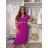 Damen 3/4 Langarm-Hemdkleid (XS/S/M Einheitsgröße) ITALIAN FASHION IMD25030