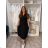 Damen 3/4 Langarm-Hemdkleid (XS/S/M Einheitsgröße) ITALIAN FASHION IMD25030