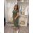 Damen 3/4 Langarm-Hemdkleid (XS/S/M Einheitsgröße) ITALIAN FASHION IMD25030