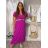 Women's 3/4 long sleeve shirt dress (XS/S/M ONE SIZE) ITALIAN FASHION IMD25030  black