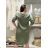 Short Sleeve Shirt Dress women (uni L-2XL) ITALIAN MODA IMS20002