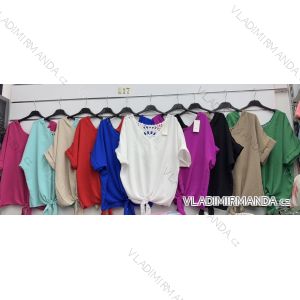 Tunika krátký rukáv dámská (S/M/L ONE SIZE) ITALSKÁ MÓDA IMWAH251357