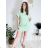 Short oversized summer short sleeve women's dress (XS/S/M ONE SIZE) ITALIAN FASHION IMD25021
