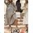 Women's short sleeve summer casual dress (S/M/L ONE SIZE) ITALIAN FASHION IMWGB25022