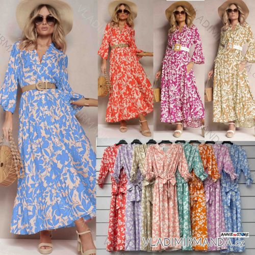 Women's short sleeve summer casual dress (S/M/L ONE SIZE) ITALIAN FASHION IMWGB25022
