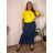 Elegant trousers with belt for women (S/M/L ONE SIZE) ITALIAN FASHION IM425057
