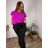 Women's Warm Long Sleeve Dress (L / XL ONE SIZE) ITALIAN FASHION IM421MIA
