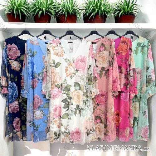 Women's Long Sleeve Shirt Dress (S/M ONE SIZE) ITALIAN FASHION IMWD232607