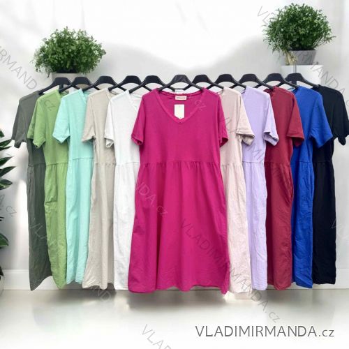 Women's Long Sleeve Shirt Dress (S/M ONE SIZE) ITALIAN FASHION IMWD232607