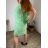 Women's Oversized Knitted Long Sleeve Sweater (S/M ONE SIZE) ITALIAN FASHION IMSN2416125 green 2XL