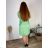 Women's Oversized Knitted Long Sleeve Sweater (S/M ONE SIZE) ITALIAN FASHION IMSN2416125 green 2XL