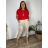 Elegante Hose mit Gürtel für Damen (S/M/L ONE SIZE) ITALIAN FASHION IM425057