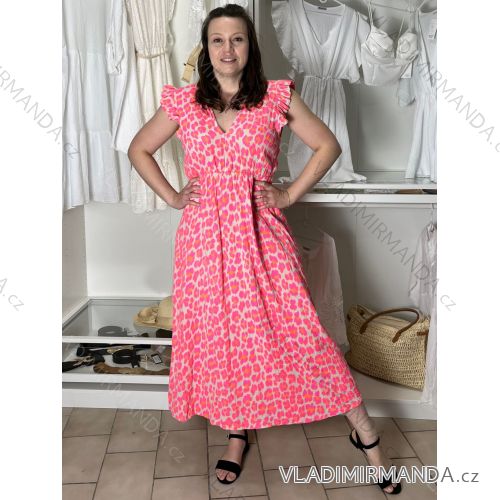 Elegant trousers with belt for women (S/M/L ONE SIZE) ITALIAN FASHION IM425057 S / M / L pink