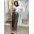 Langarm-Damenhemden mit 3/4 Ärmeln und dünner Tasche (uni sl) ITALIAN Fashion IM318335 -   grünes Khaki -   S / M / L