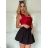Women's short skirt (S/M ONE SIZE) ITALIAN FASHION IMPLP2325570055 -   black -   S / M / L