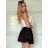 Women's short skirt (S/M ONE SIZE) ITALIAN FASHION IMPLP2325570055 -   black -   S / M / L