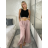 Elegante Hose mit Gürtel für Damen (S/M/L ONE SIZE) ITALIAN FASHION IM425057