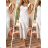 Women's short sleeve summer casual dress (S/M/L ONE SIZE) ITALIAN FASHION IMWGB25022