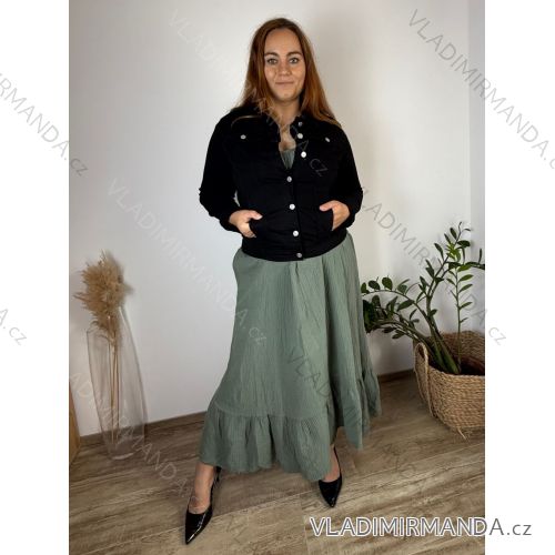 Bunda riflová krátká dámská (2XL-6XL) MOON GIRL MOON25GYD1337A