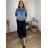 Kurze Jeansjacke für Damen (L-4XL) MOON GIRL MOON24GYD7815L 5XL blau
