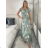 Women's short sleeve summer casual dress (S/M/L ONE SIZE) ITALIAN FASHION IMWGB25022