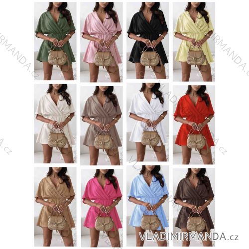 Overal krátký letní krátký rukáv dámské (XS/S/M ONE SIZE) ITALSKÁ MÓDA IMWB251553