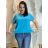 Tunic with pendant short sleeve women's plus size (3XL/4XL ONE SIZE) ITALIAN FASHION IMC23020
