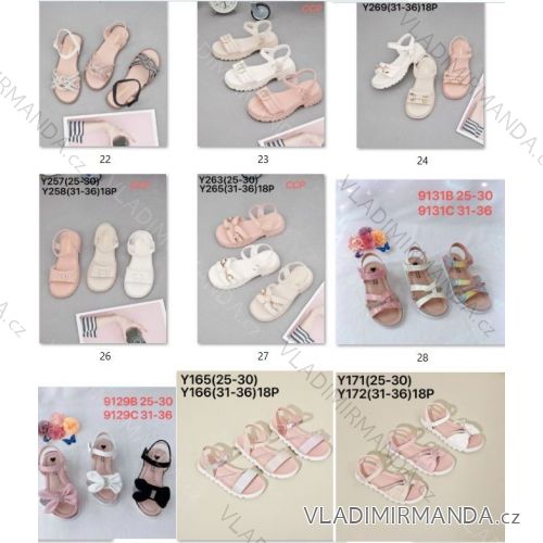 Kinderschuhkatalog Sandalen, Turnschuhe, Flip-Flops, Turnschuhe, Hausschuhe (20-25, 26-30, 31-36) OBCS25LETO