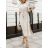 Damen Elegantes Kurzes Langarmkleid (S / M ONE SIZE) ITALIAN FASHION IMWC217235