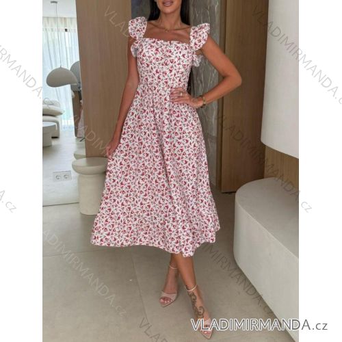 Šaty letné krátky rukáv dámske (XS/S/M ONE SIZE) TALIANSKA MÓDA IMWCH251609