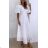 Šaty dlouhé letní krátký rukáv dámské (S/M/L ONE SIZE) ITALSKÁ MÓDA IMPOC256512