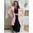 Langärmlige gefütterte verlängerte Damenjacke (M/L/XL ONE SIZE) ITALIAN FASHION IMC23213