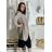 Langärmlige gefütterte verlängerte Damenjacke (M/L/XL ONE SIZE) ITALIAN FASHION IMC23213