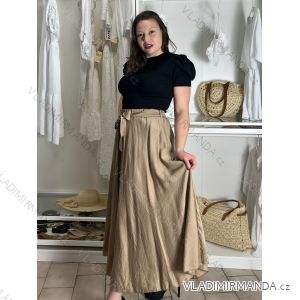 Sukňa dlhá dámska (S/M/L ONE SIZE) TALIANSKA MODA IM3250001/DU