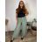 Women's long summer trousers, oversized (42/44 ONE SIZE) ITALIAN FASHION IMC25292