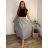 Langarm-Hemdkleid für Damen (S/M EINHEITSGRÖSSE) ITALIAN FASHION IMWD232607