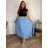 Langarm-Hemdkleid für Damen (S/M EINHEITSGRÖSSE) ITALIAN FASHION IMWD232607