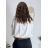 Women's Tunic Shirt Satin Long Sleeve (S/M ONE SIZE) ITALIAN FASHION IMM24M2122