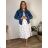 Denim jacket women's plus size (2XL-6XL) MOON GIRL SUN24GYD1892/DUR 6XL blue