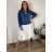 Denim jacket women's plus size (2XL-6XL) MOON GIRL SUN24GYD1892/DUR 3XL blue
