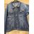 Bunda riflová jeans dámská nadrozměr (6XL-10XL) MOON GIRL SUN25GYD6015/DUR modrá 6XL