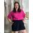 Long casual short sleeve women's dress, oversized (42/44/46 ONE SIZE) ITALIAN FASHION IMD2525370