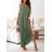 Šaty dlouhé letní na ramínka dámské Rebeca (S/M ONE SIZE) ITALSKÁ MÓDA IMD23472/DUR -   Černá -   S/M