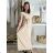 Women's long summer short sleeve dress (S/M ONE SIZE) ITALIAN FASHION IM323111/DU red