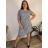 Summer shirt women's dress (uni s / m) ITALIAN MODA IM719330 -   dark blue -