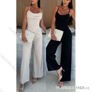 Overal dlouhý elegantní na ramínka dámský (XS/S/M ONE SIZE) ITALSKÁ MÓDA IMWHP25RIM