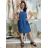 Kleid mit 3/4 Ärmeltasche für Damen (uni sl) ITALIAN Fashion IM3181746
