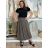 Elegante Hose mit Gürtel für Damen (S/M/L ONE SIZE) ITALIAN FASHION IM425057 M/L/XL Wein