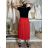 Elegante Hose mit Gürtel für Damen (S/M/L ONE SIZE) ITALIAN FASHION IM425057 M/L/XL Wein